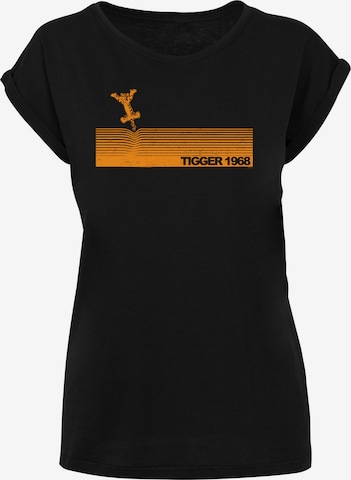 F4NT4STIC Shirt 'Disney Winnie Puuh Der Bär Tigger 1968' in Zwart: voorkant
