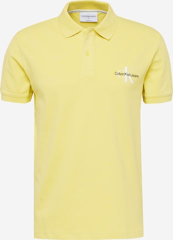 T-Shirt Calvin Klein Jeans en jaune : devant