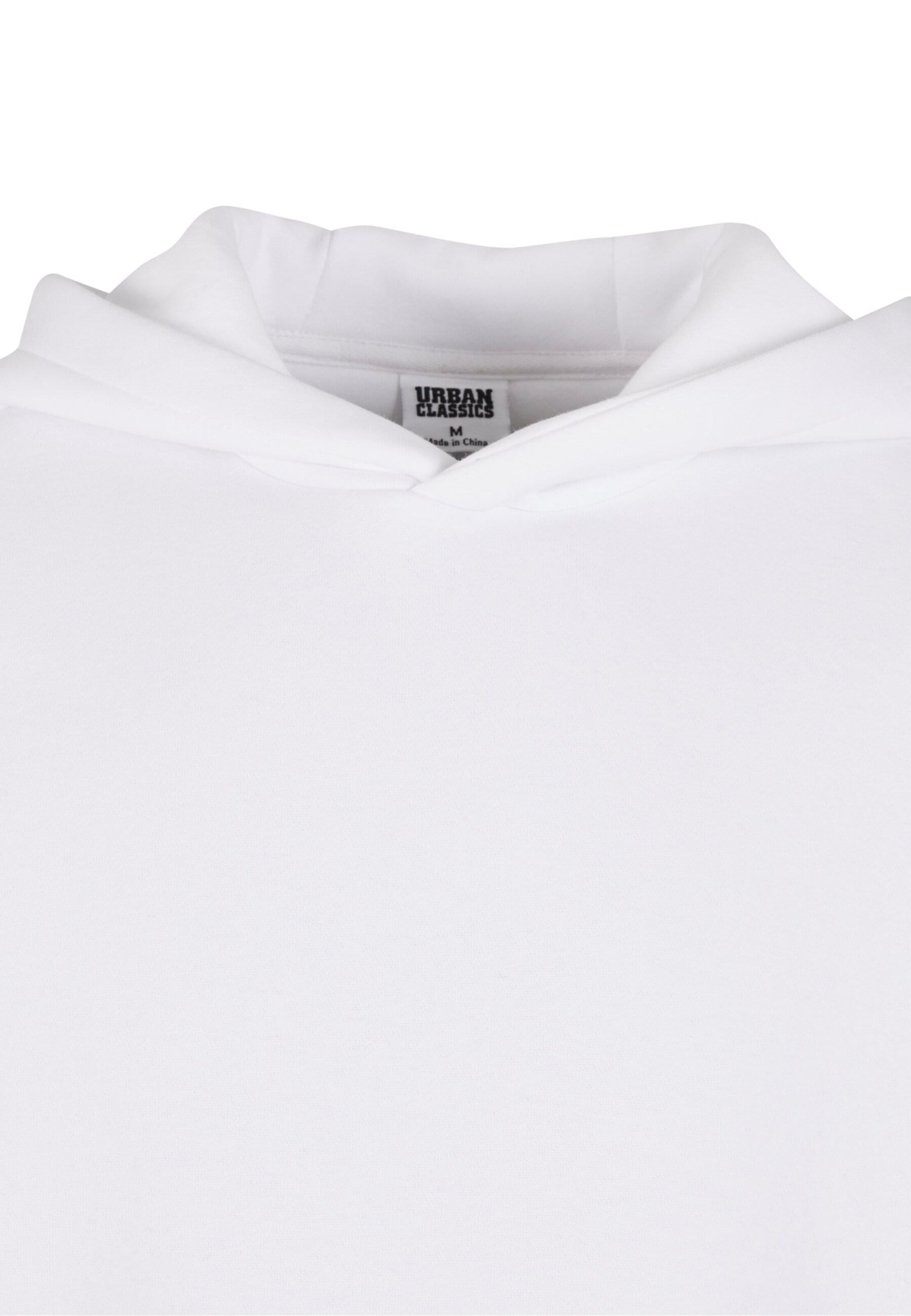 Sweat-shirt 'Fluffy' Urban Classics en blanc