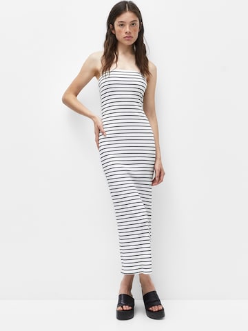 Pull&Bear Dress in White: front