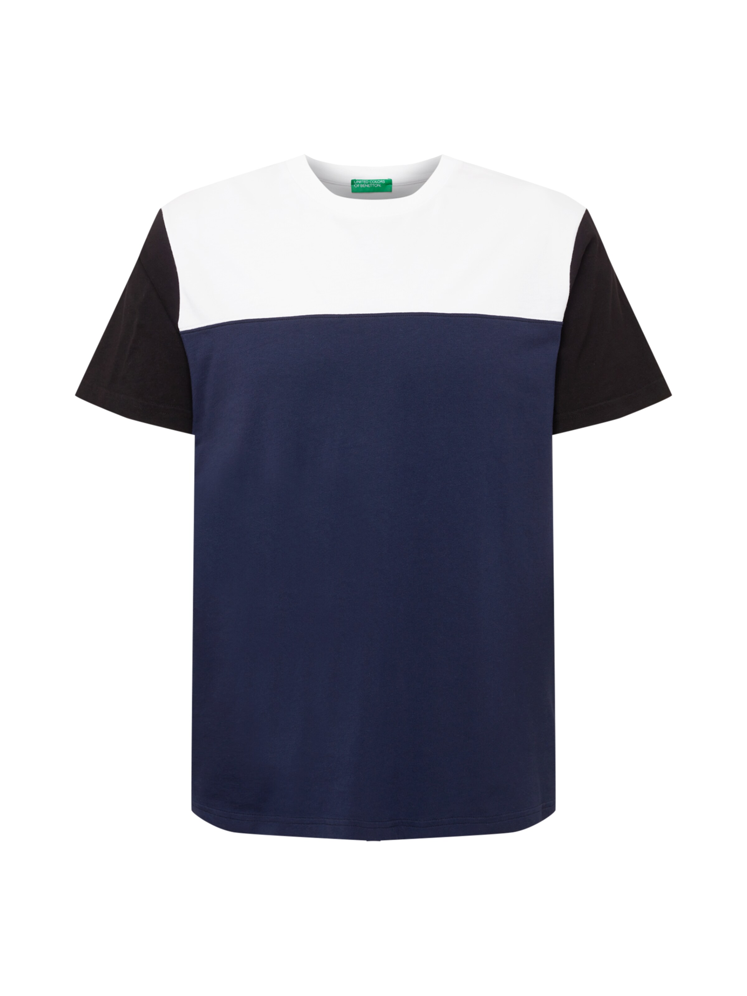 Männer Shirts UNITED COLORS OF BENETTON T-Shirt in Navy - JP00690