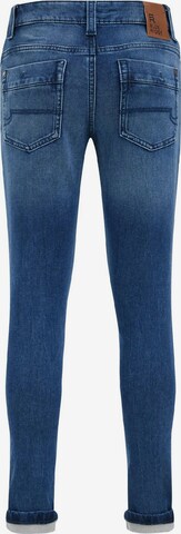 Coupe slim Jean WE Fashion en bleu