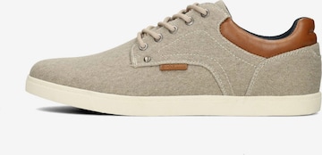 PS Poelman Sneakers laag in Beige: voorkant
