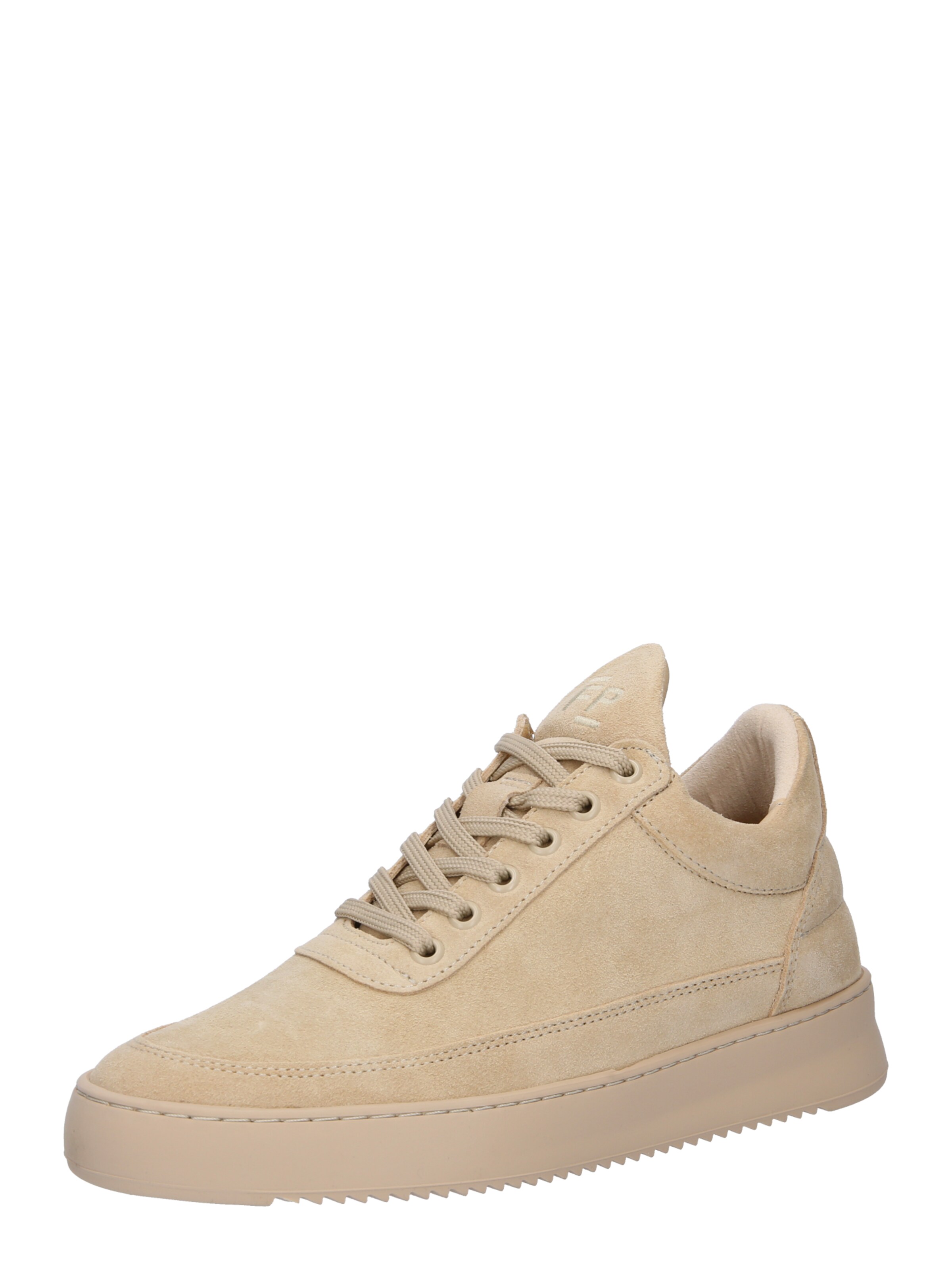 Filling Pieces Platform trainers in Beige: front