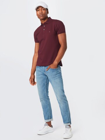 TOMMY HILFIGER Poloshirt in Rot