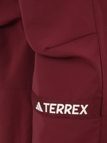 ADIDAS TERREX Szabványos Kültéri nadrágok 'Multi ' - piros