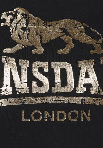 LONSDALE Μπλουζάκι 'Bantry' σε μαύρο