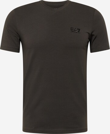 T-Shirt EA7 Emporio Armani en gris : devant