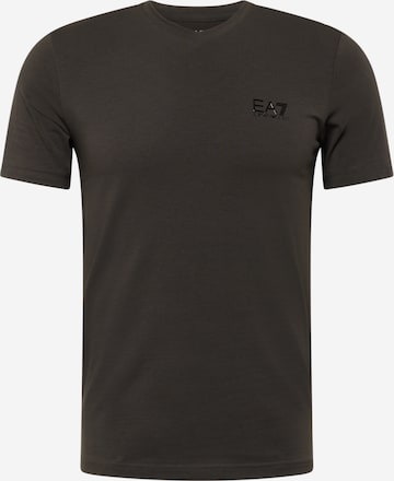 EA7 Emporio Armani Тениска в сиво: отпред