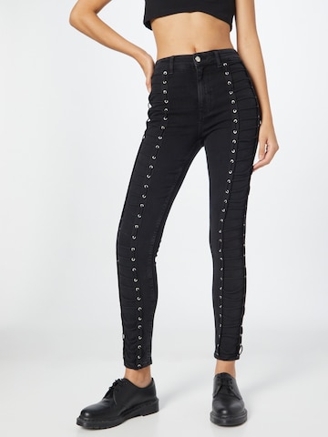 NEON & NYLON Jeans 'JERRY' in Black: front