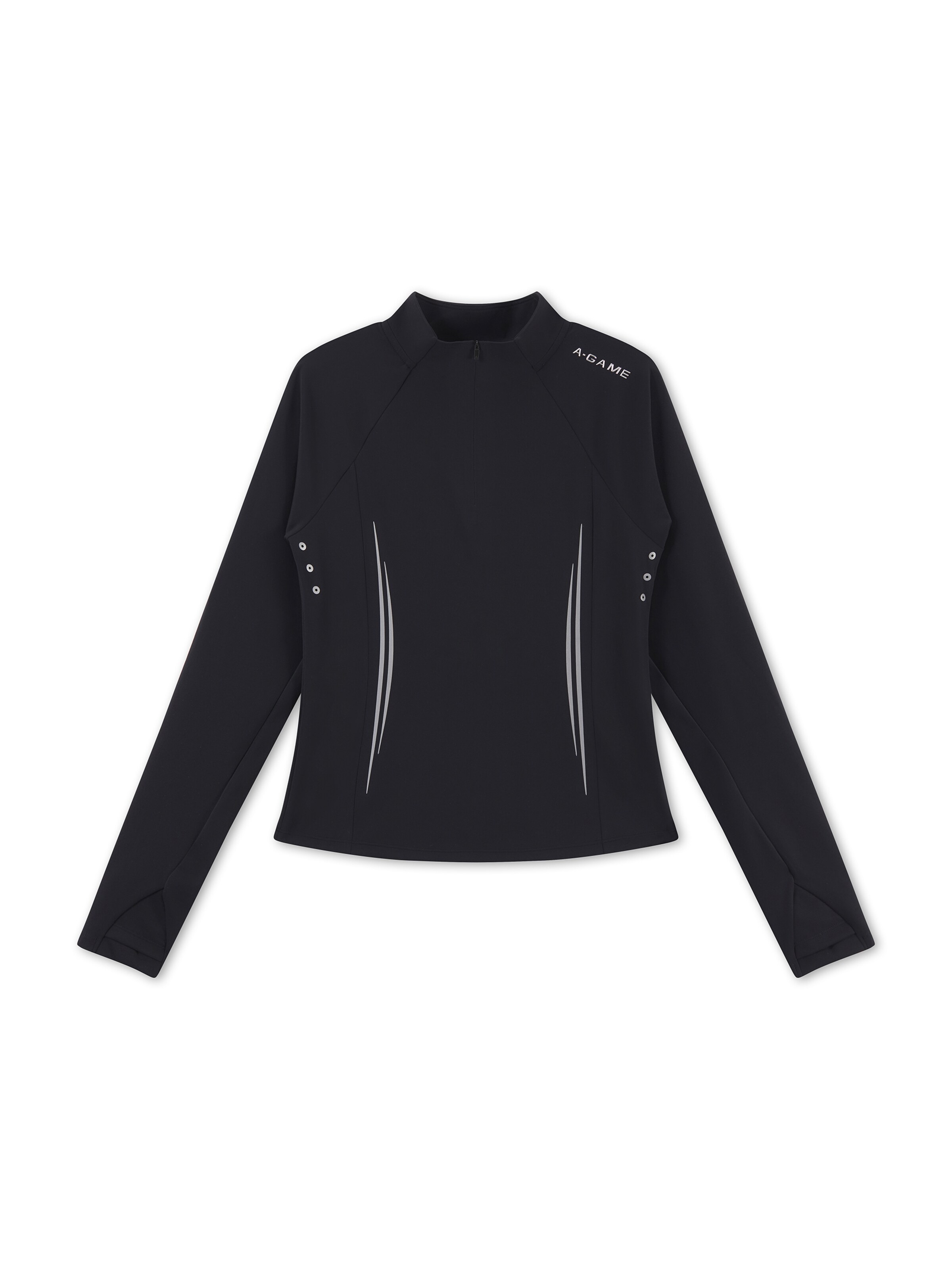A-Game - Top deportivo en negro: frente