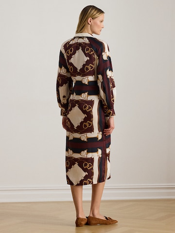 Lauren Ralph Lauren Рокля тип риза в кафяво