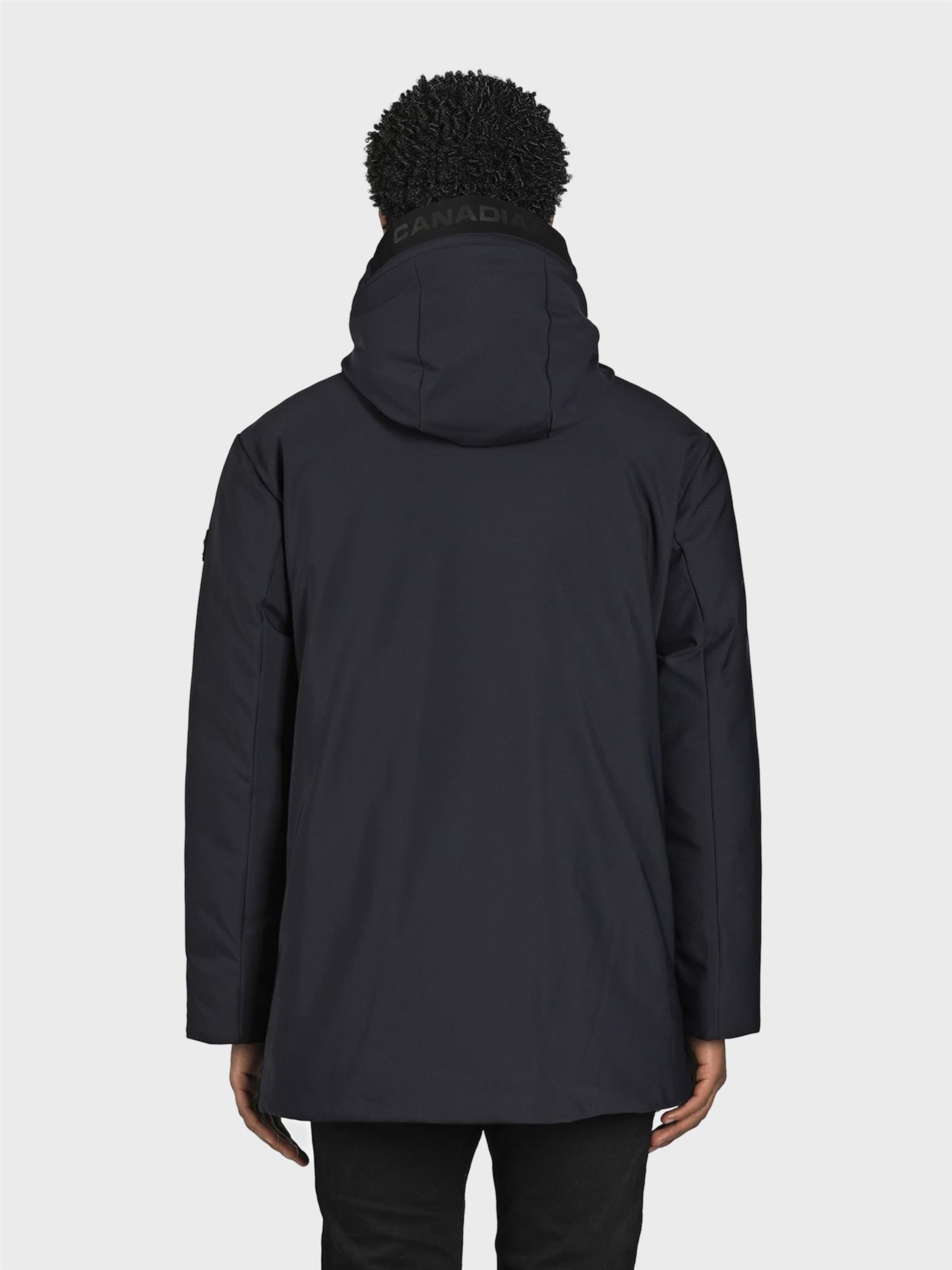 Canadian Classics Between-seasons parka 'Giacca Uomo Nelson' in Blue: front