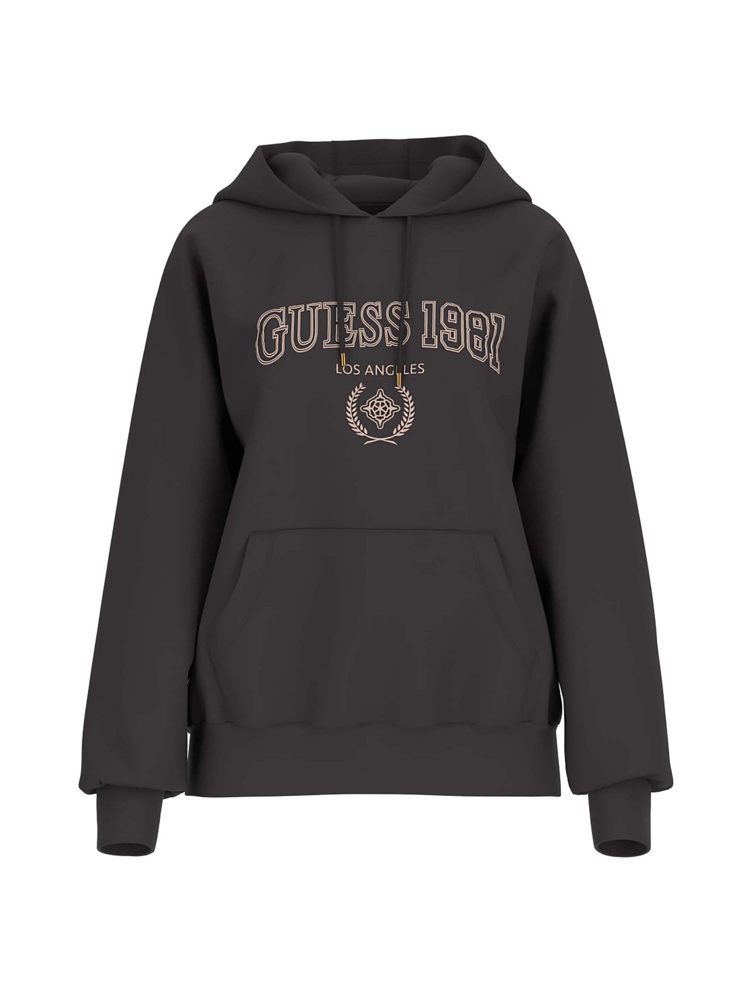 GUESS Sweatshirt 'Margaret' in Brown: front