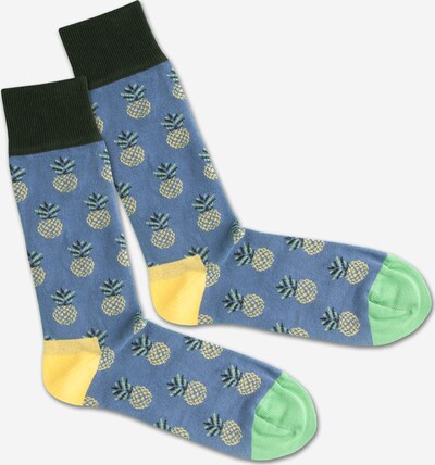DillySocks Ponožky 'Pineapple Indigo' - modrá / mix barev, Produkt