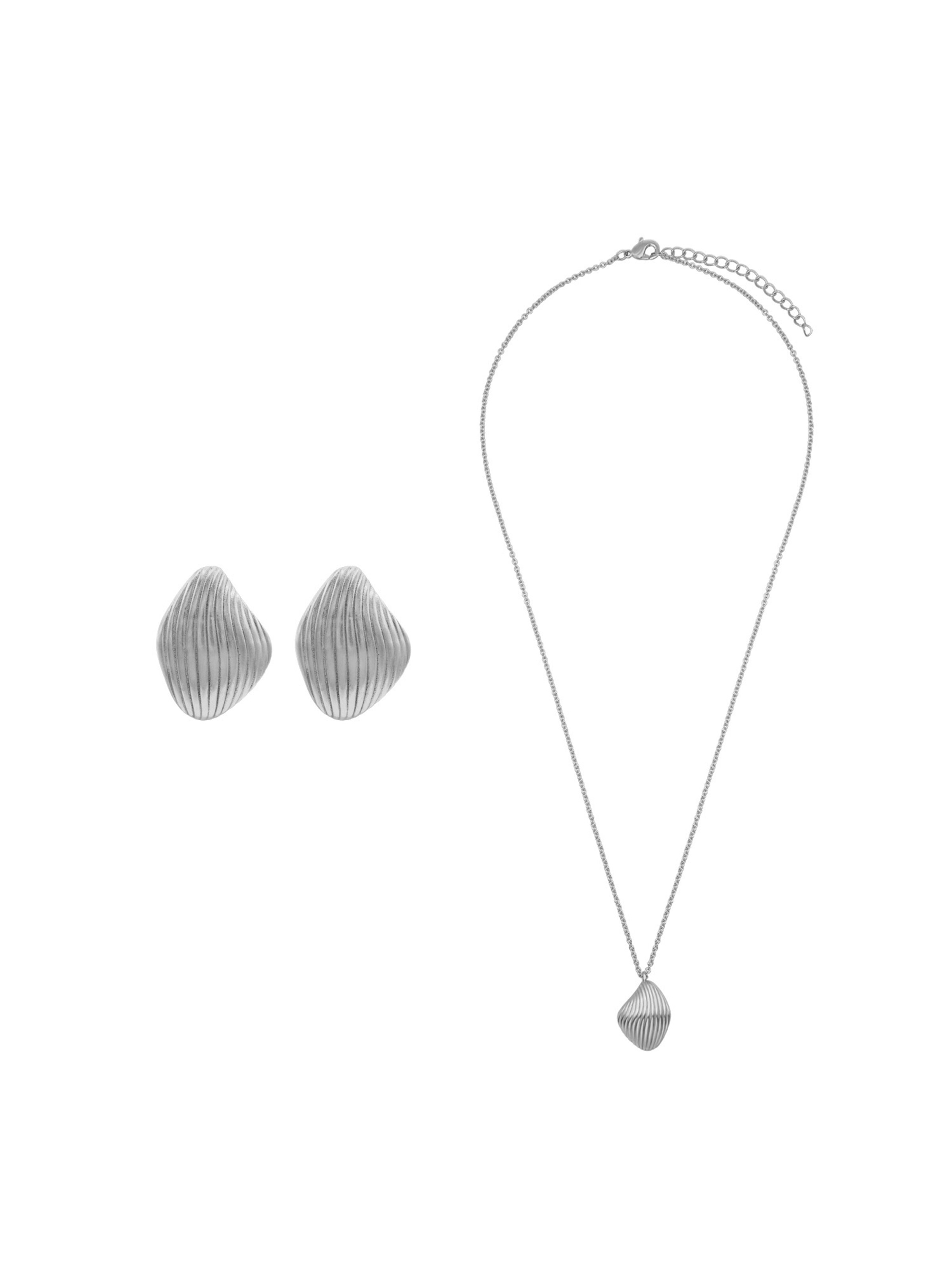 Heideman Jewelry set 'Olea und Isalie' in Silver: front