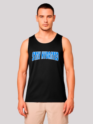 F4NT4STIC Performance shirt in Black: front
