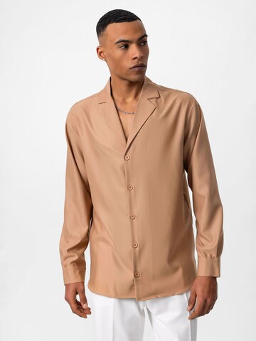 Antioch Regular Fit Hemd in Braun