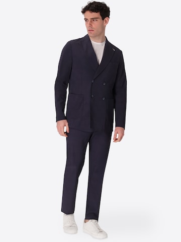 Coupe regular Veste de costume 'Quercia' Distretto12 en bleu