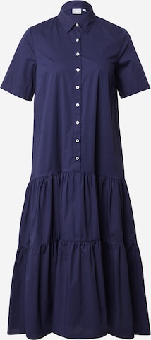 Emily Van Den Bergh Shirt Dress in Blue: front