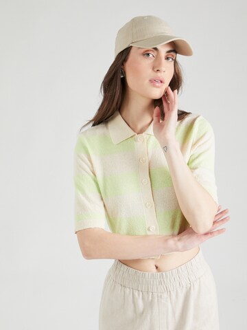 modström - Casaco de malha 'Hollister' em bege: frente