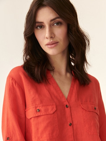 Camicia da donna 'Justyna' di TATUUM in arancione