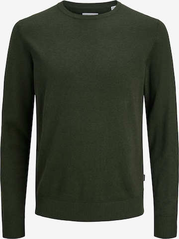 JACK & JONES Trui 'JJEEMIL' in Groen: voorkant