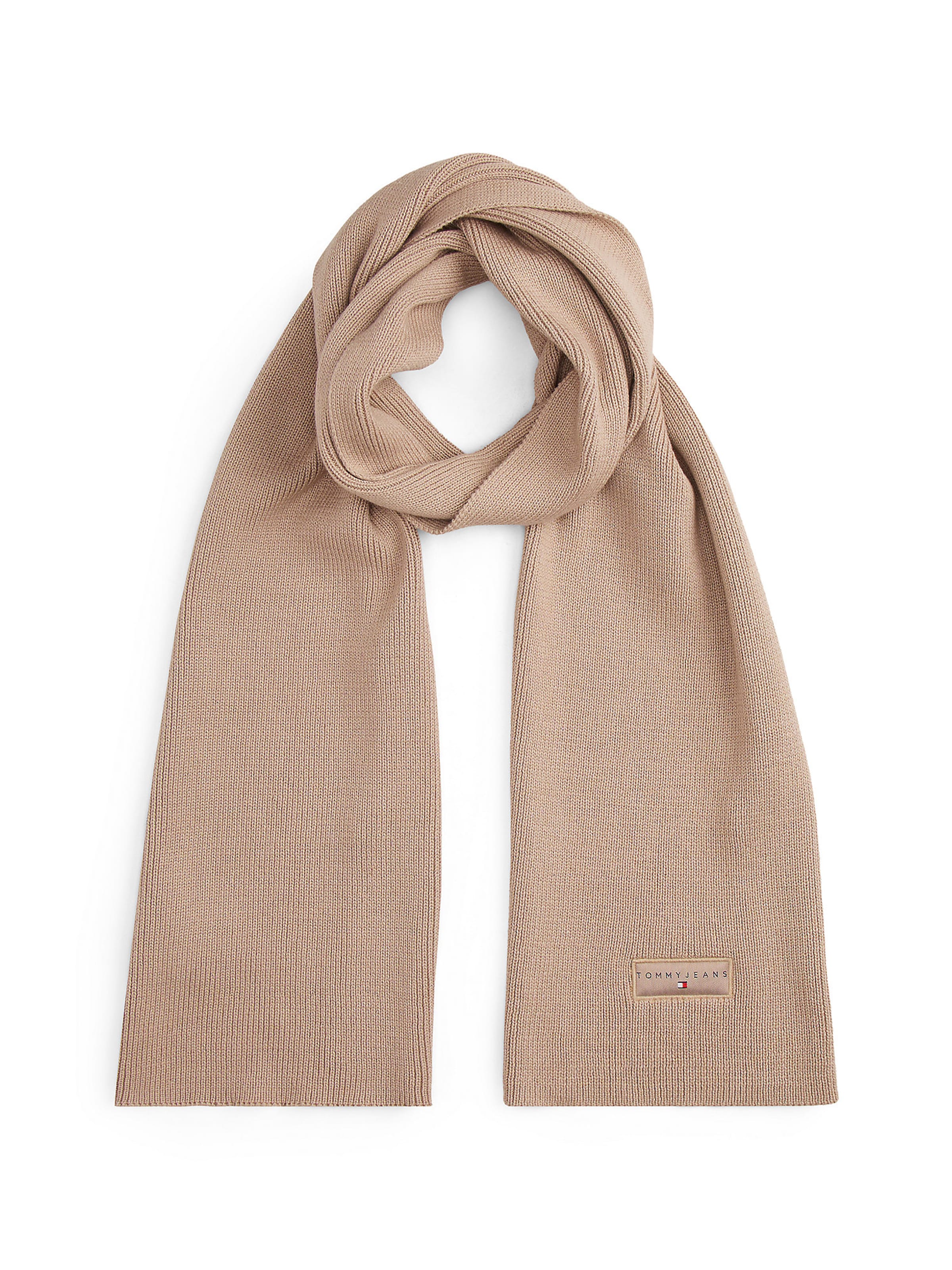 Tommy Jeans Scarf in Beige: front
