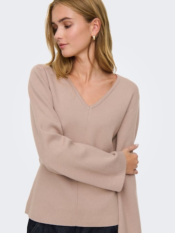 Pull-over 'ONLVIOLA' ONLY en beige