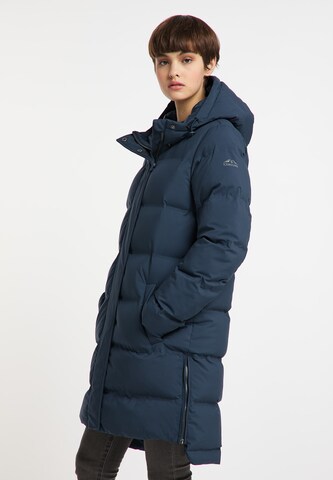 ICEBOUND Winter Coat in Blue: front