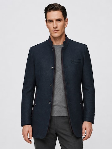 ALLTHEMEN Winter Coat 'Eiskante' in Blue: front