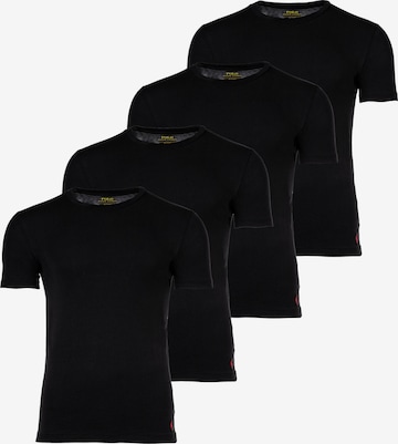 T-Shirt Polo Ralph Lauren en noir : devant