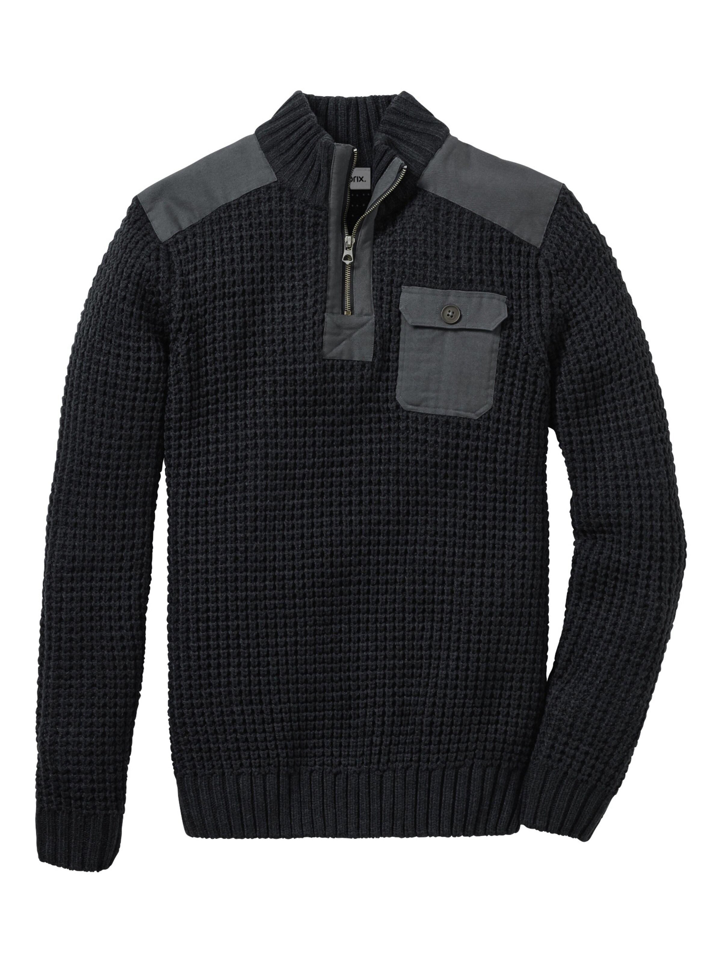 bonprix Pullover in XS-S in anthrazit / dunkelgrau, Produktansicht