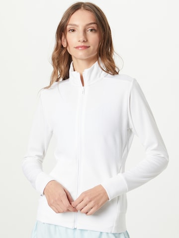 Veste de sport ADIDAS GOLF en blanc : devant