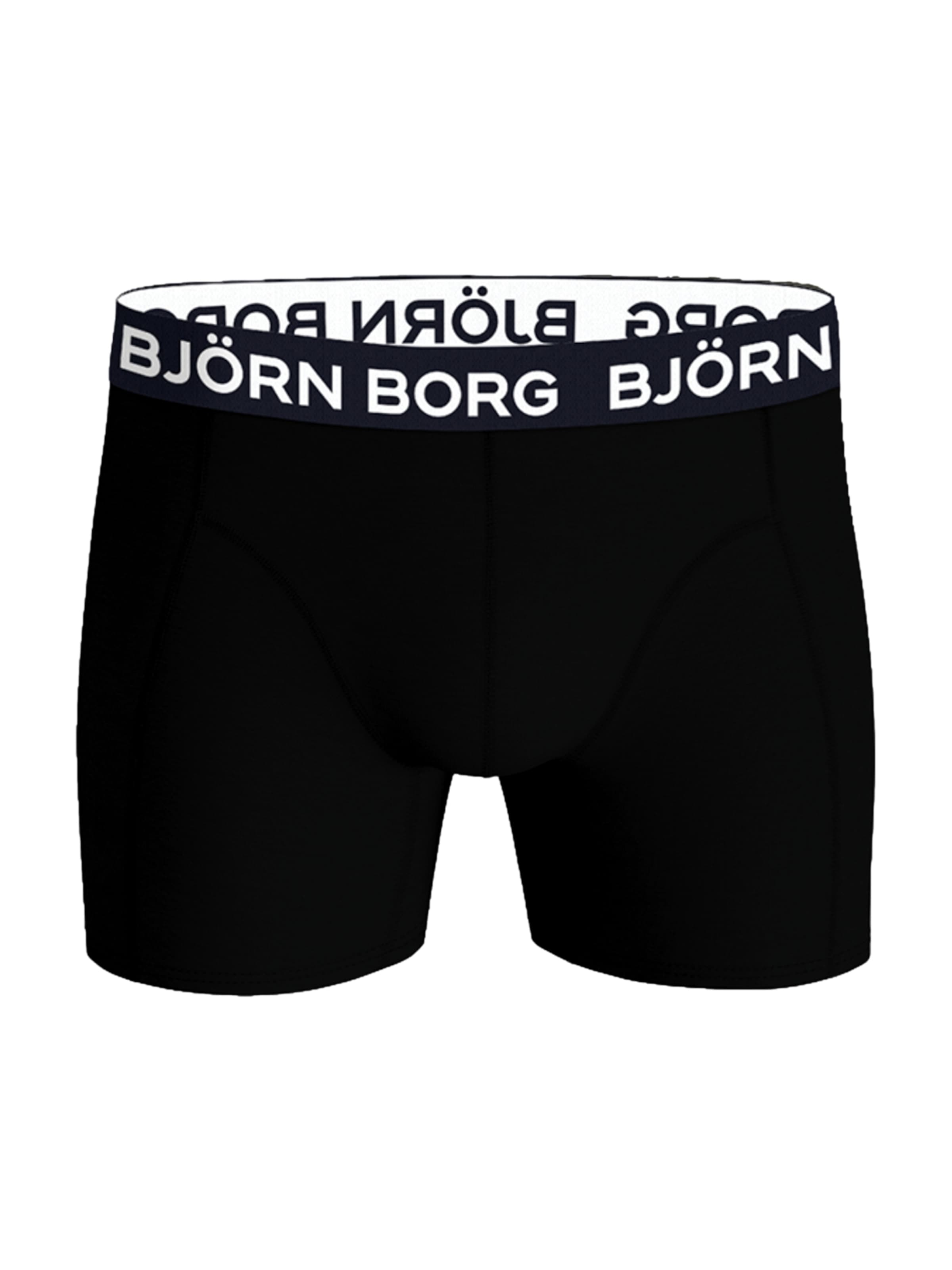 BJÖRN BORG Boksershorts i sort / hvid, Produktvisning