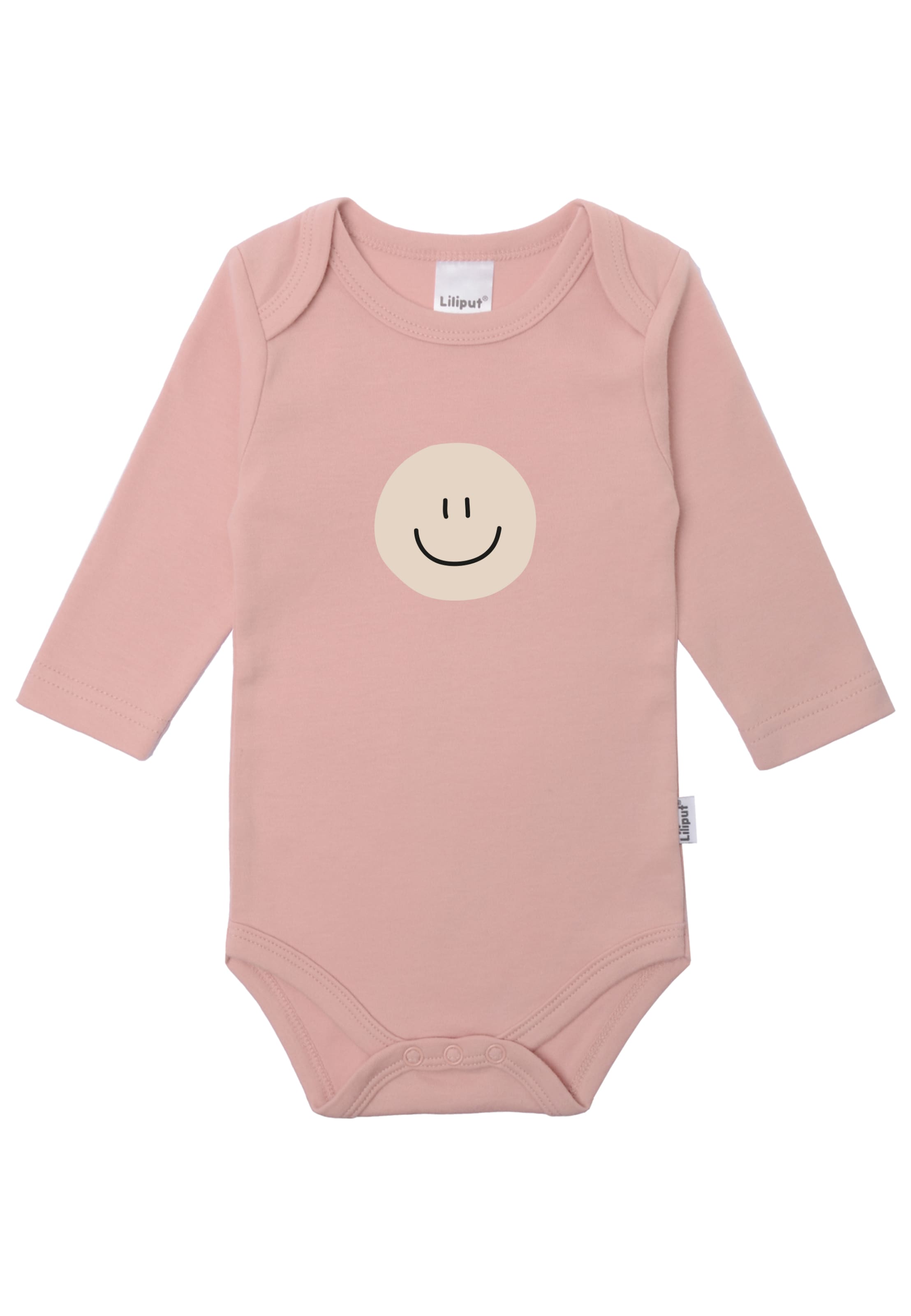 LILIPUT Baby Body-Set 'Smiley' in Grau