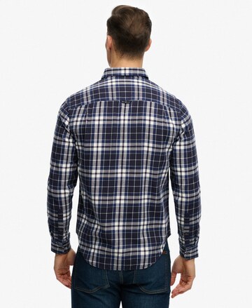 Superdry & Co Comfort fit Overhemd in Blauw