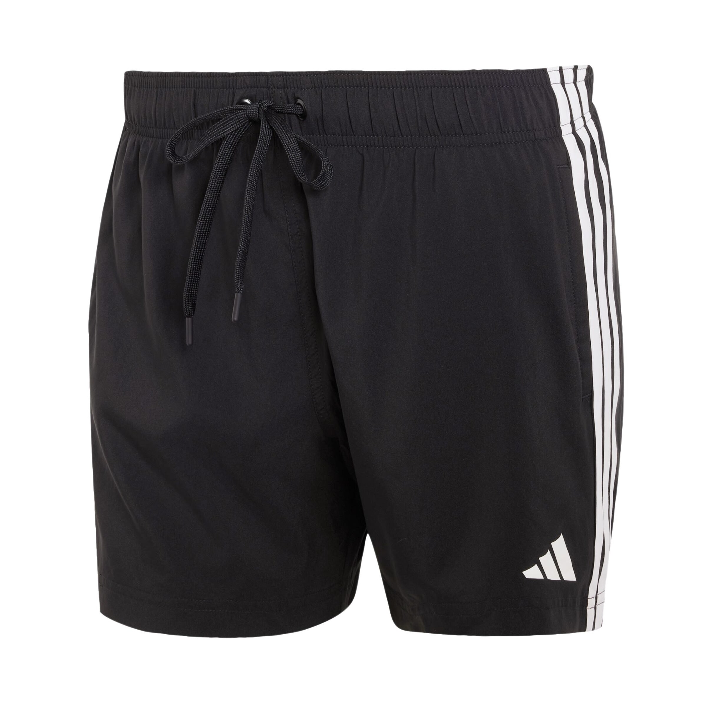 ADIDAS SPORTSWEAR - Calções de banho desportivos em preto: frente