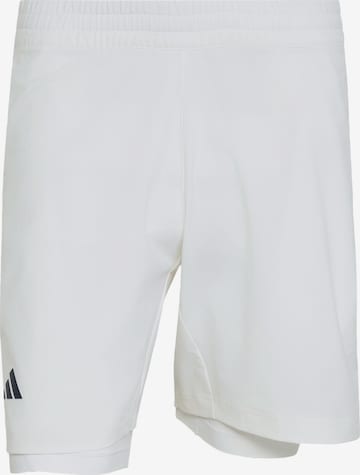ADIDAS PERFORMANCE Sportshorts in Weiß: Vorderseite