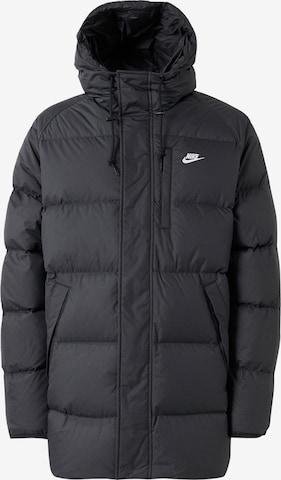juoda Nike Sportswear Žieminė striukė 'CLUB 550': priekis