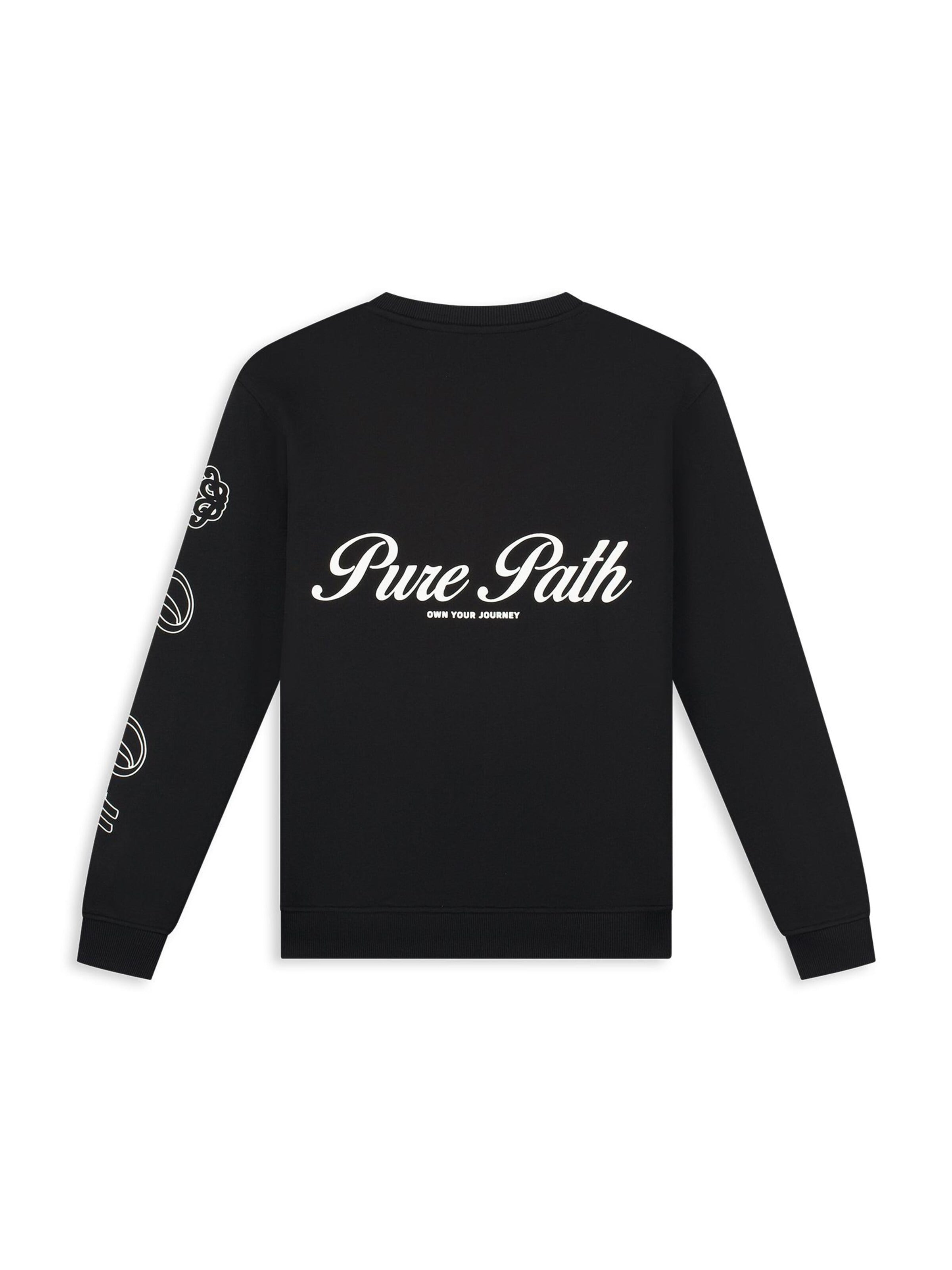 Sweat-shirt Pure Path en noir