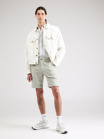SELECTED HOMME Slim fit Chino trousers 'SLHLUTON' in Green