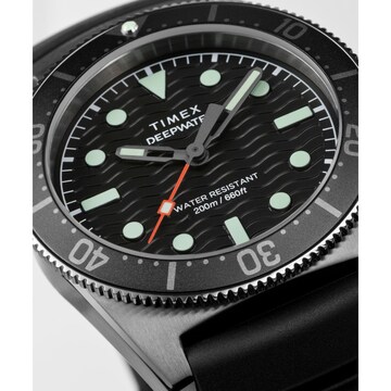 TIMEX Analoog horloge 'Deepwater Reef 200' in Zwart