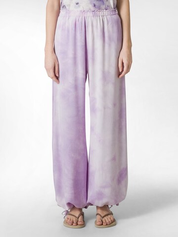 DEHA Wide leg Broek in Lila: voorkant