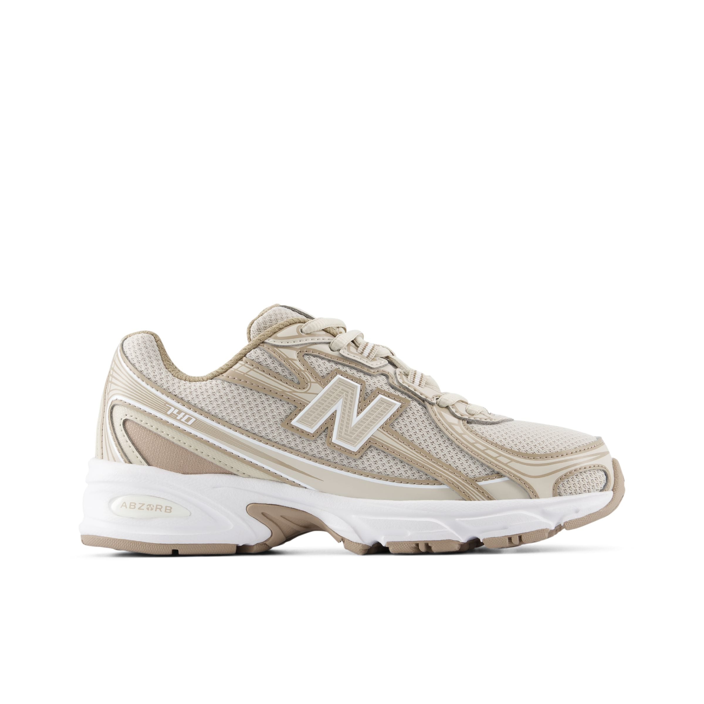 Sneaker '740' di new balance in beige