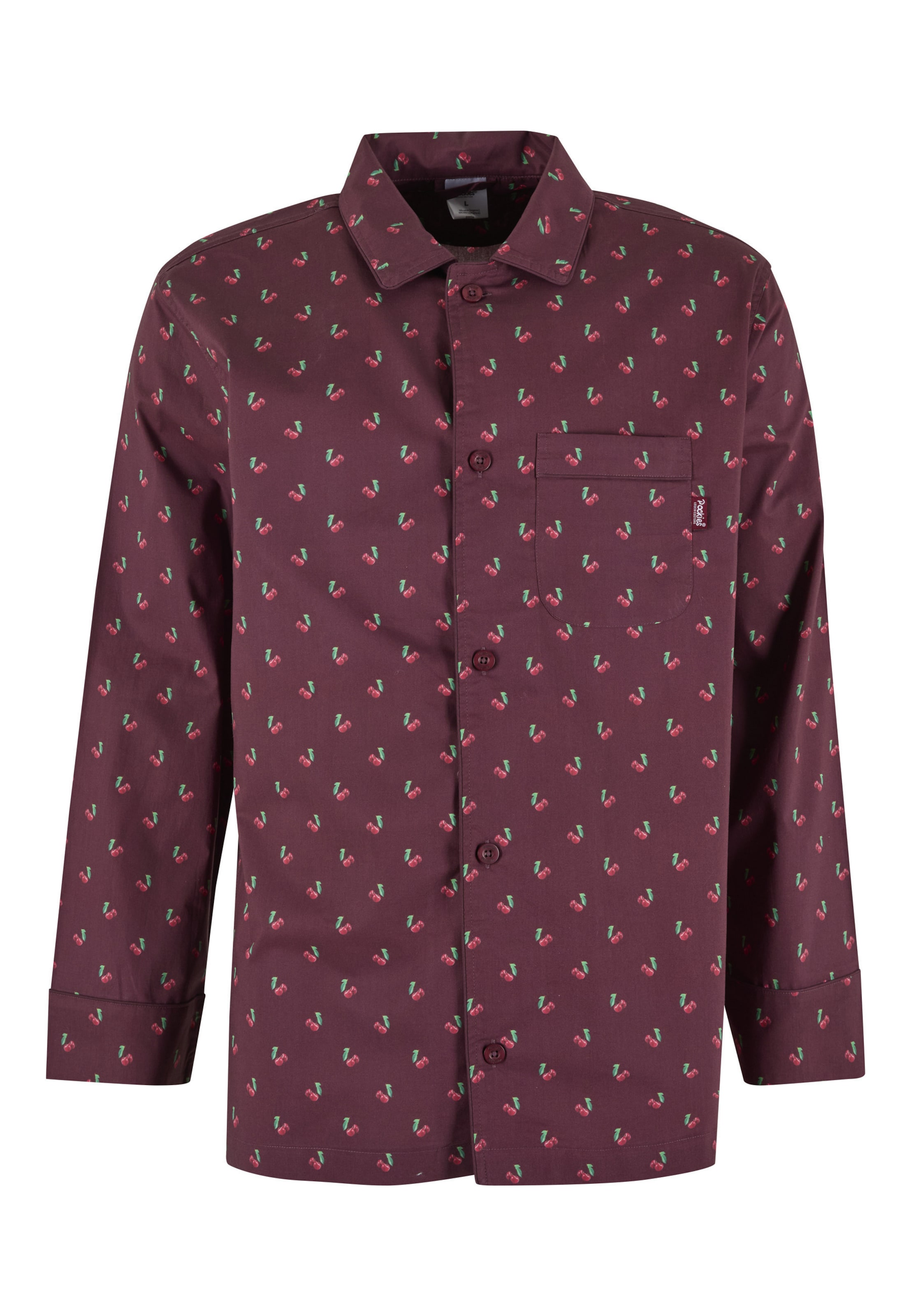 Pyjama court Pockies en rouge : devant