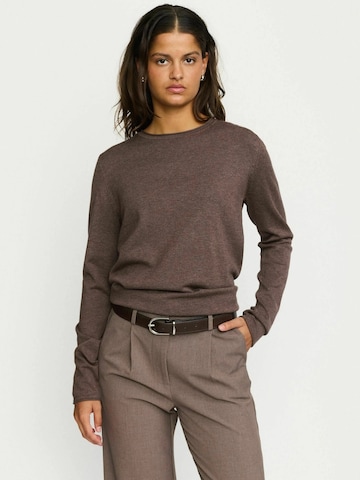 Pullover 'Marla' di Soft Rebels in marrone: frontale