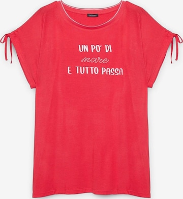 Fiorella Rubino - Camiseta en rojo: frente