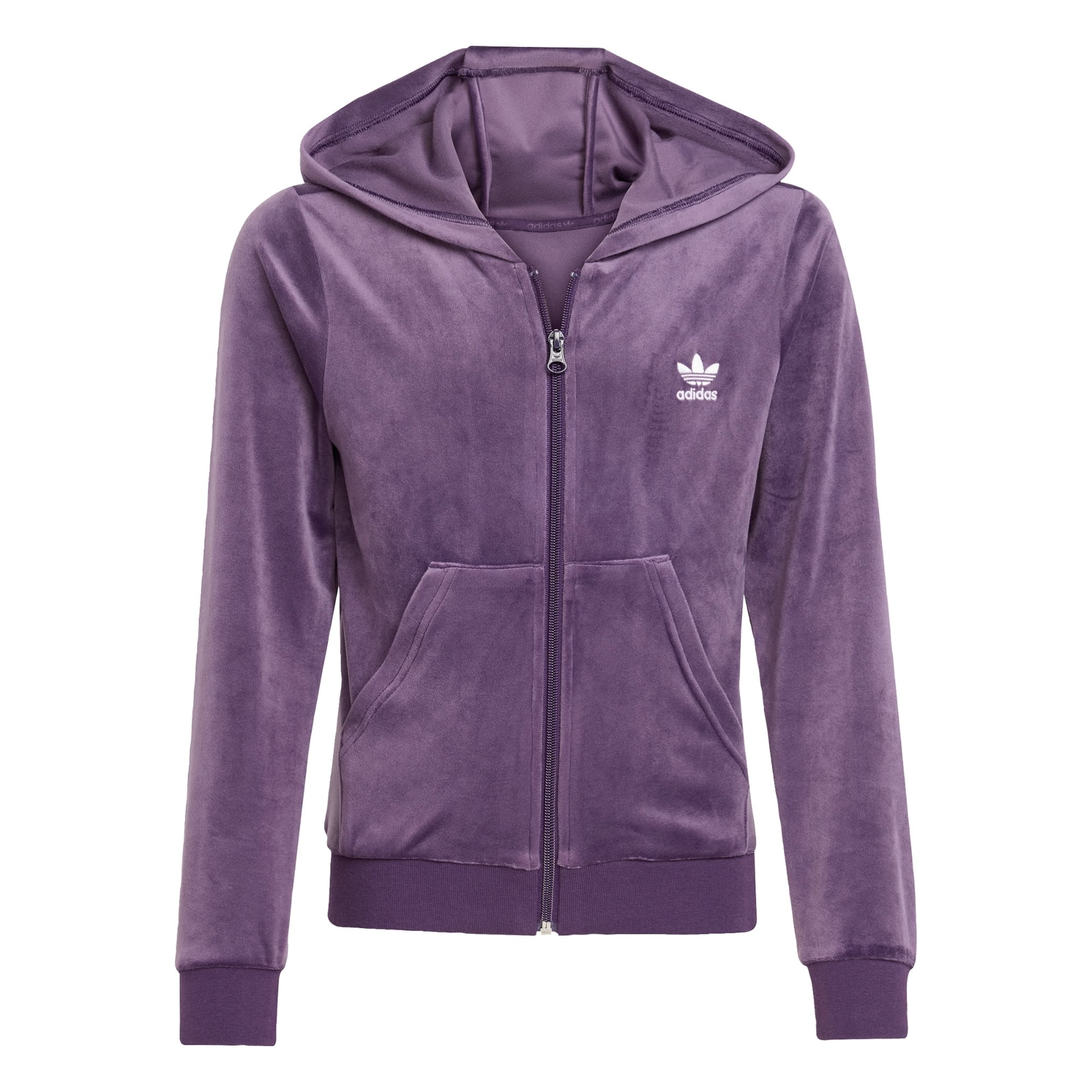 Veste de survêtement 'Essential' ADIDAS ORIGINALS en violet : devant