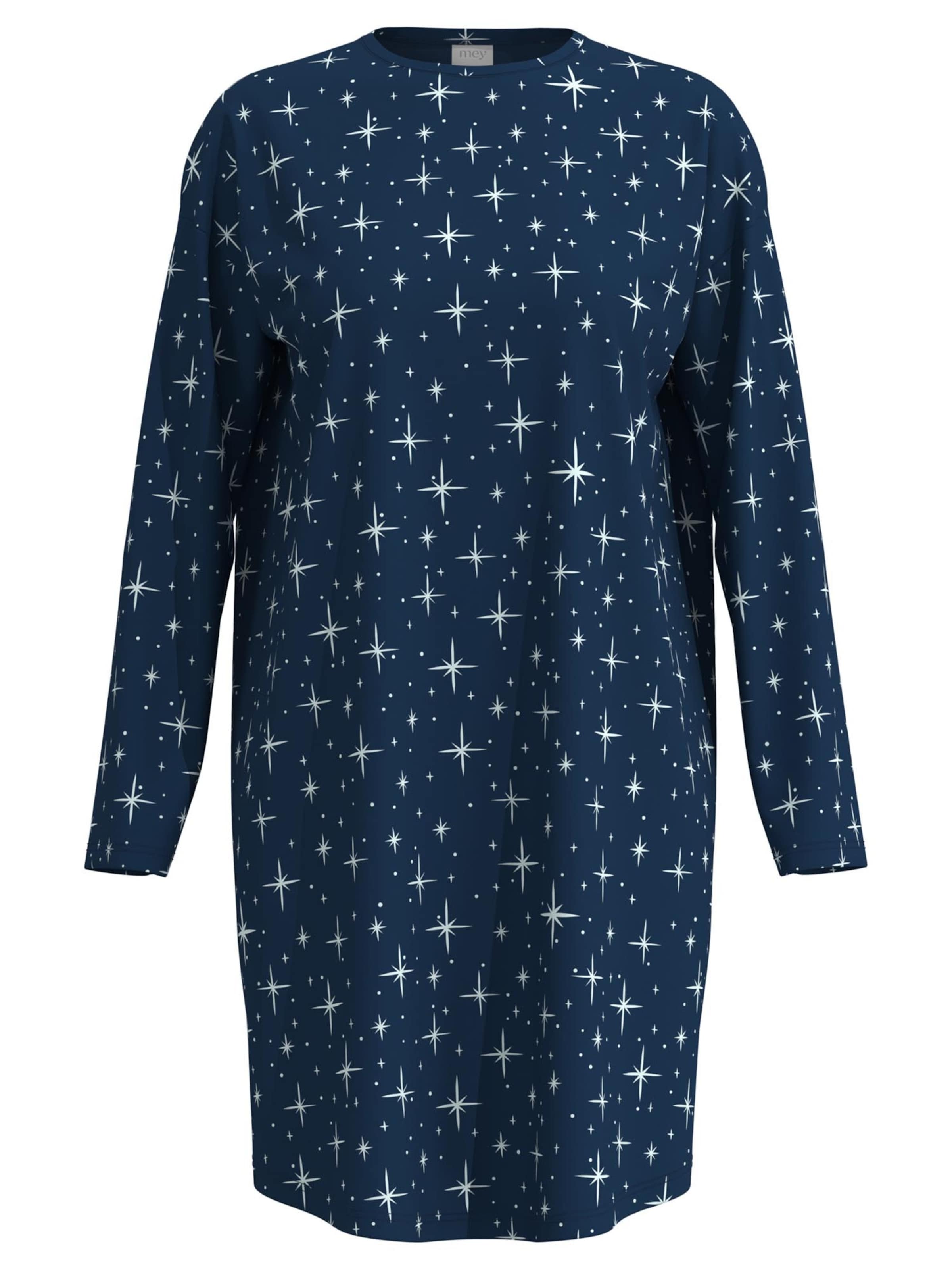 Mey Nightgown 'Polar Sky' in Blue: front